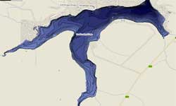 Bronkhorstspruit Dam Contour Map